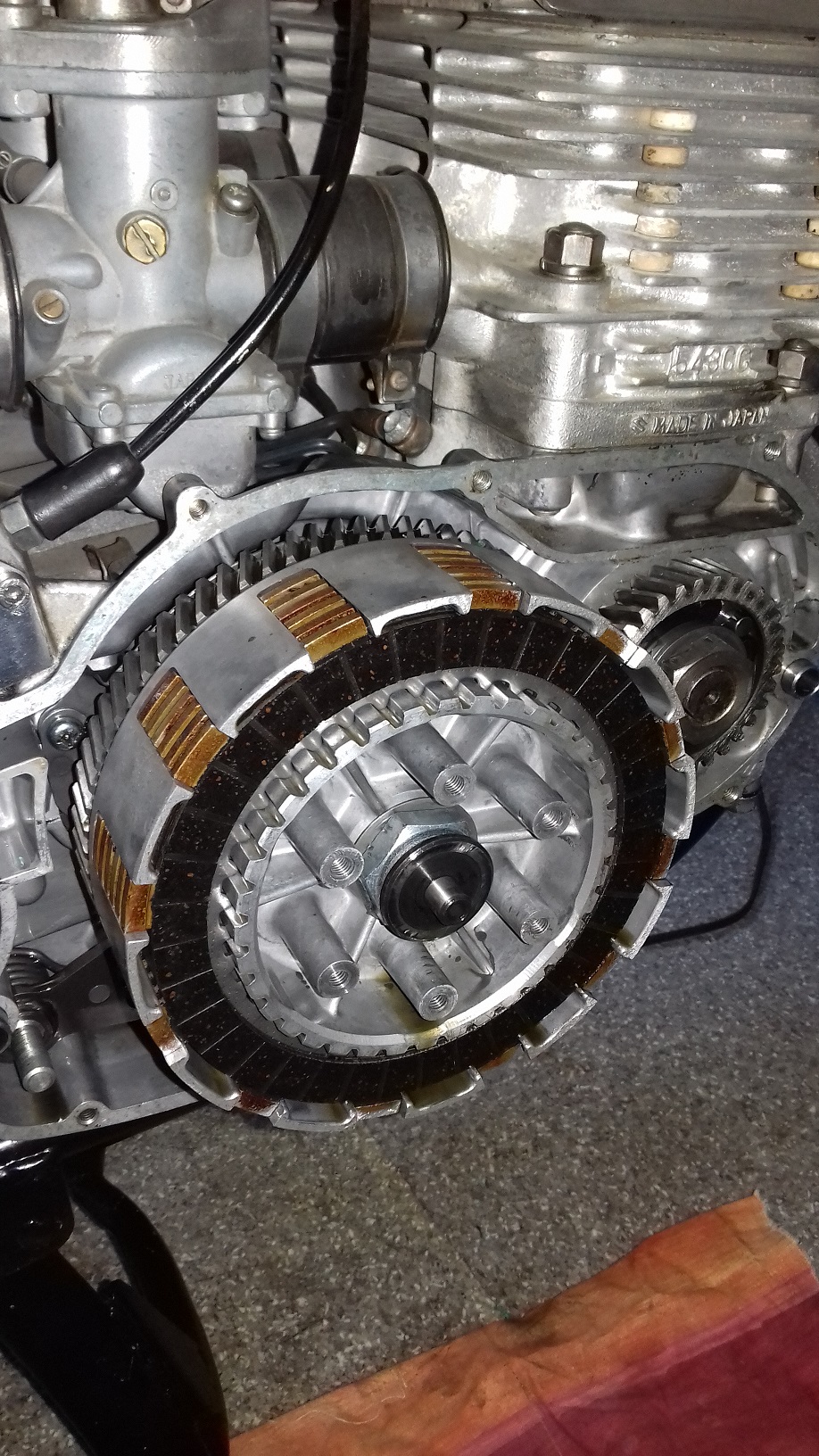 EMBRAYAGE GT 550 qui patine....! Forum Suzuki GT Triples et Twins Deux Temps